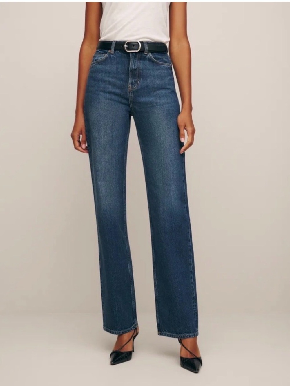 Reformation Wilder High Rise Wide Leg Jeans Donner size 25